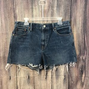 Gap High Rise Cut-Off jean shorts